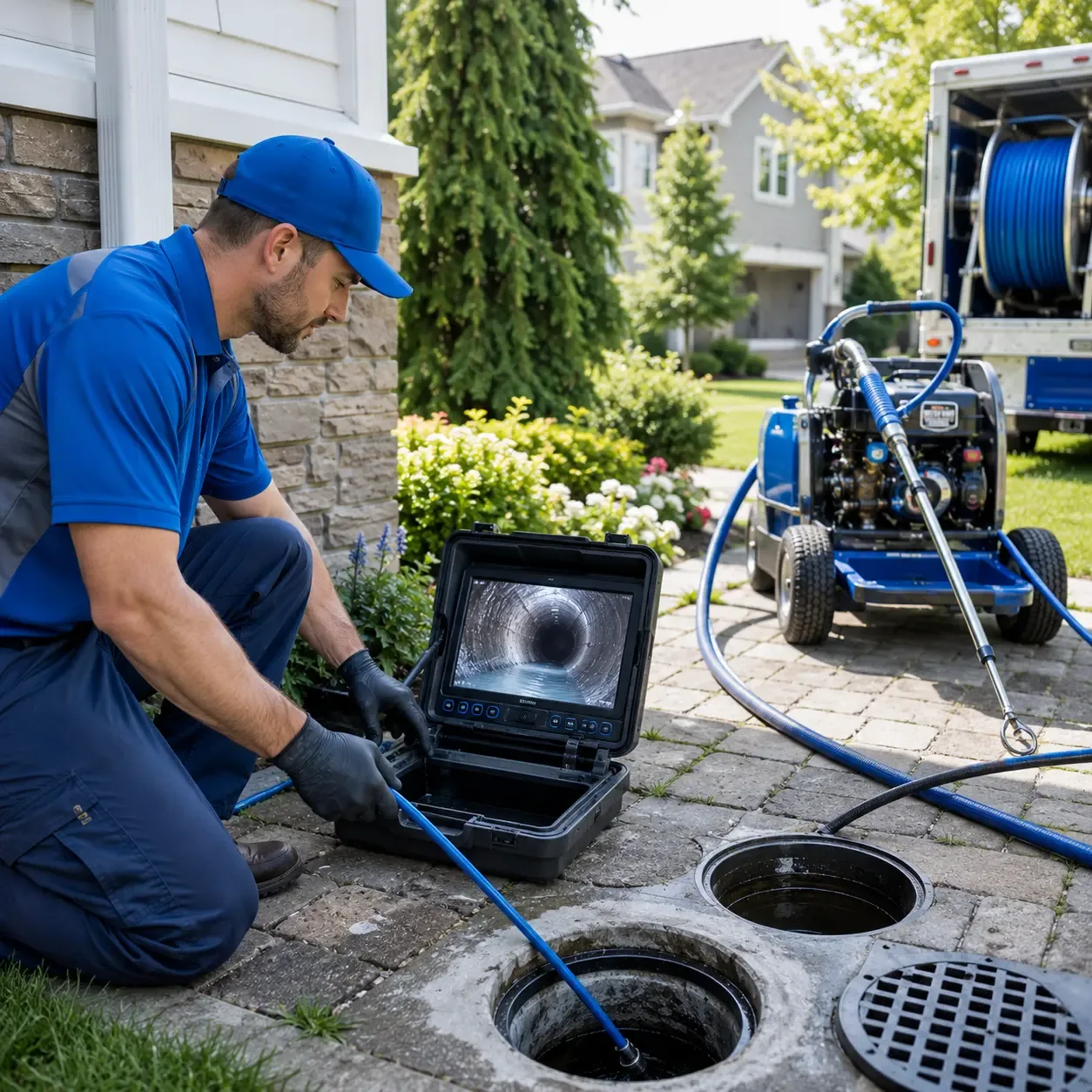 Outdoor drain cleaning professionals serving Dinwiddie, VA